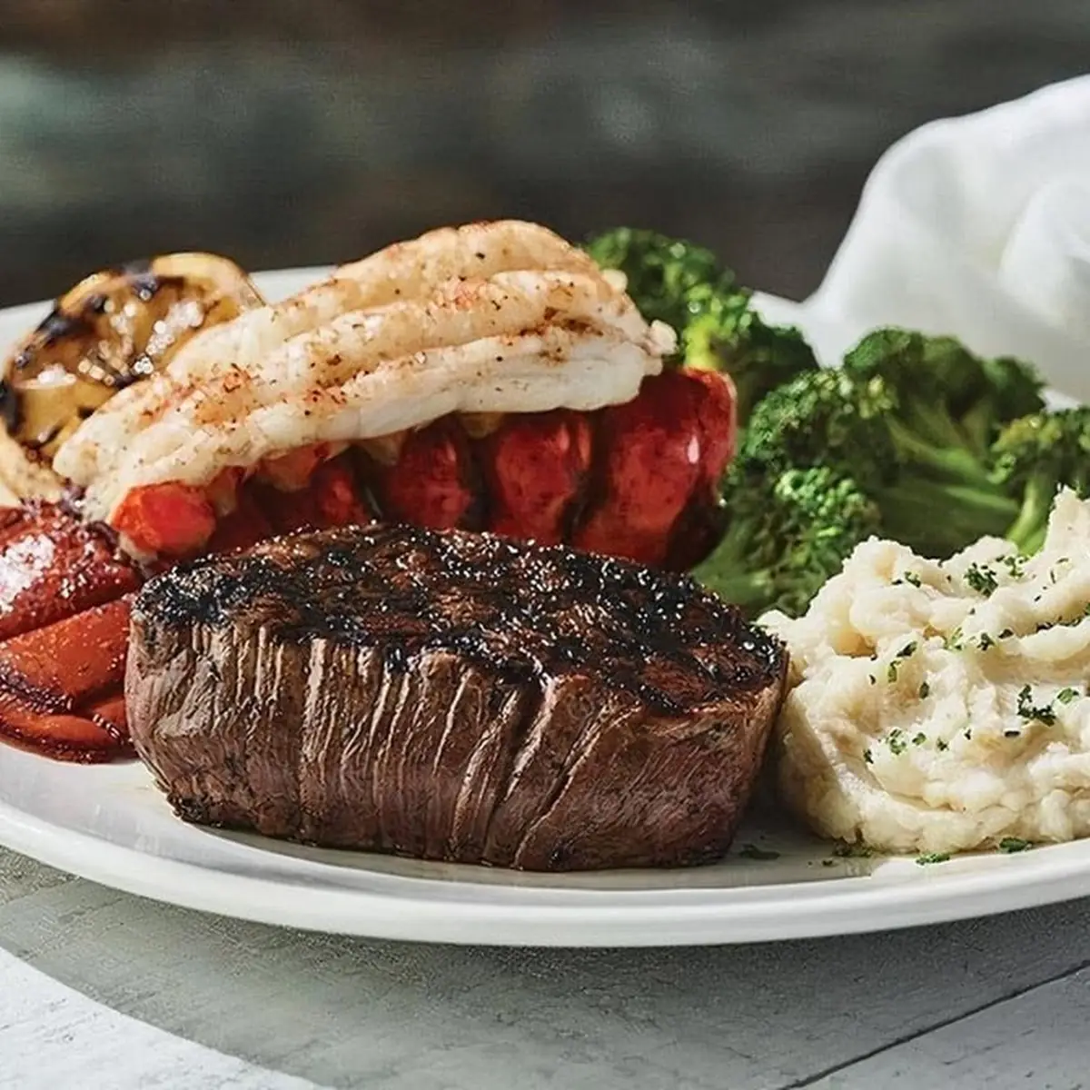 Barrel Cut Filet & Lobster Tail