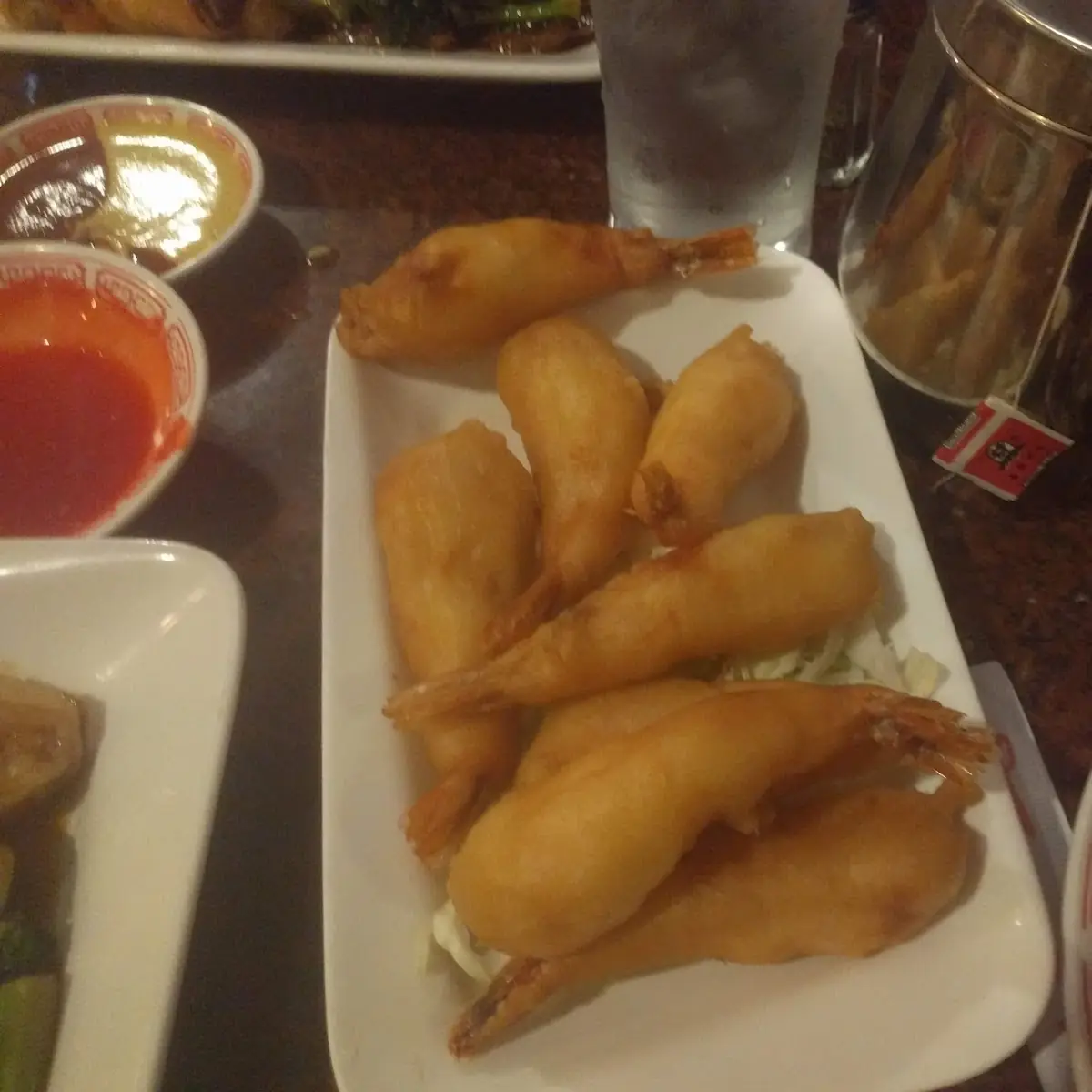 Golden Fried Prawns