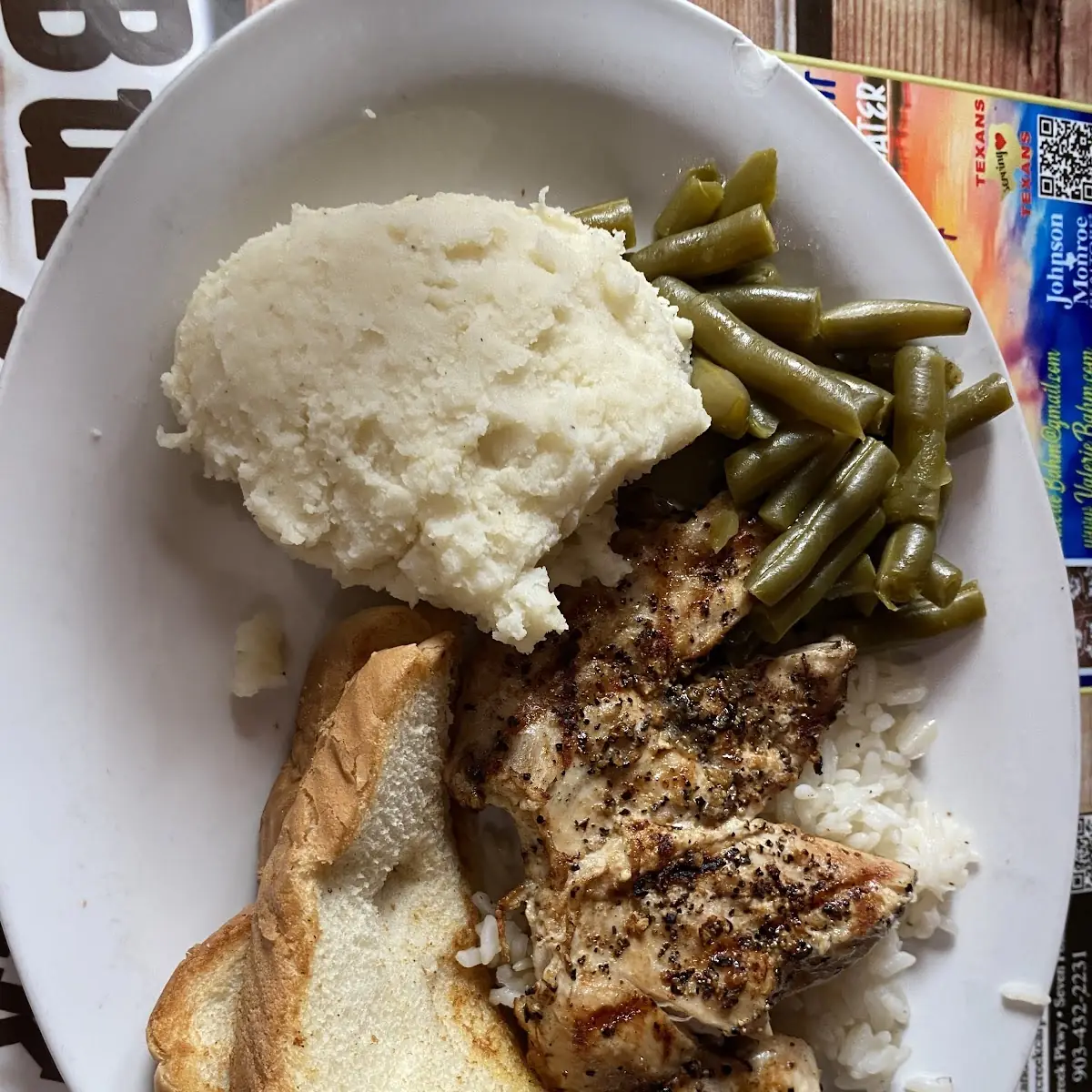 Grilled Chicken Mashed Potatoes