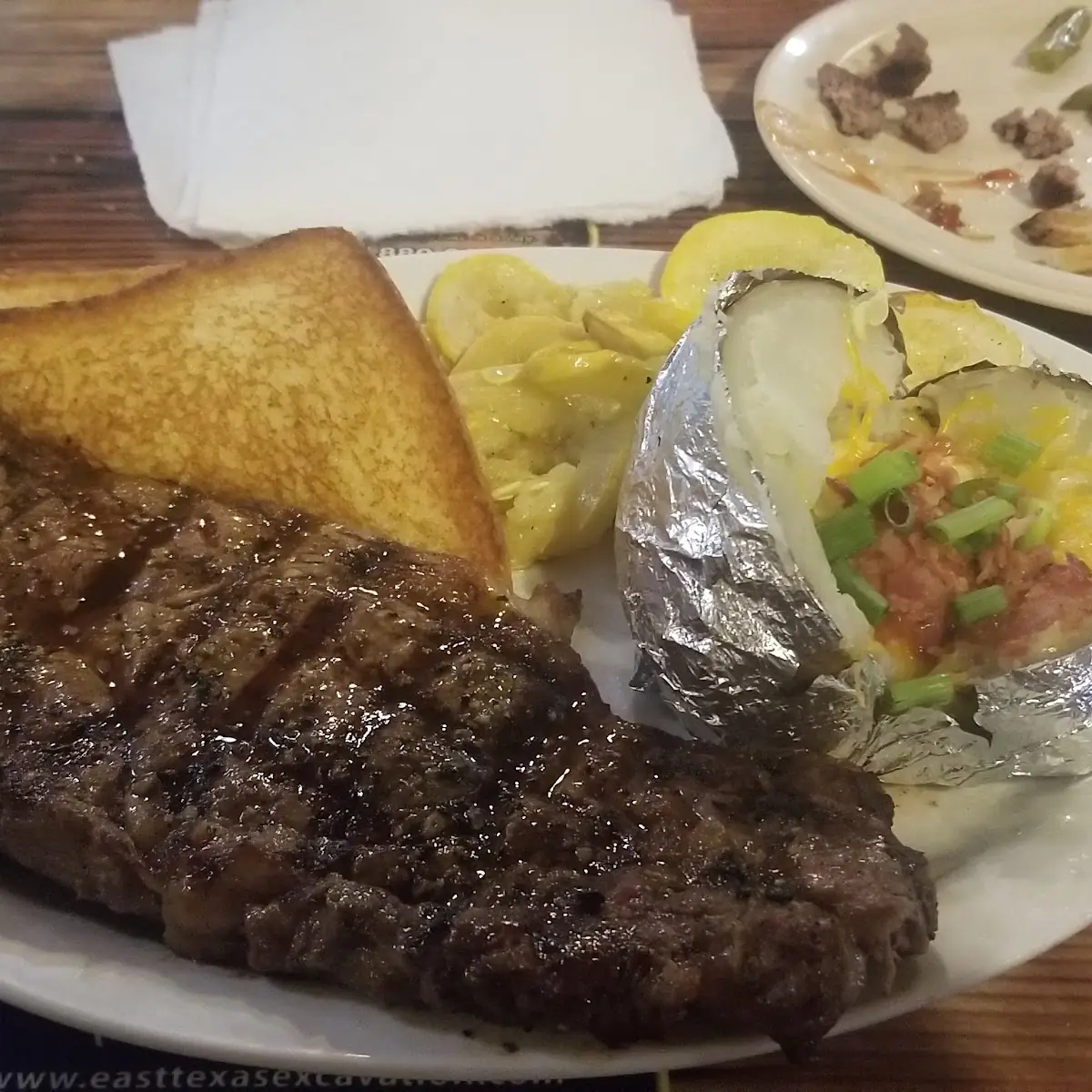 Rib Eye and Baked Potato