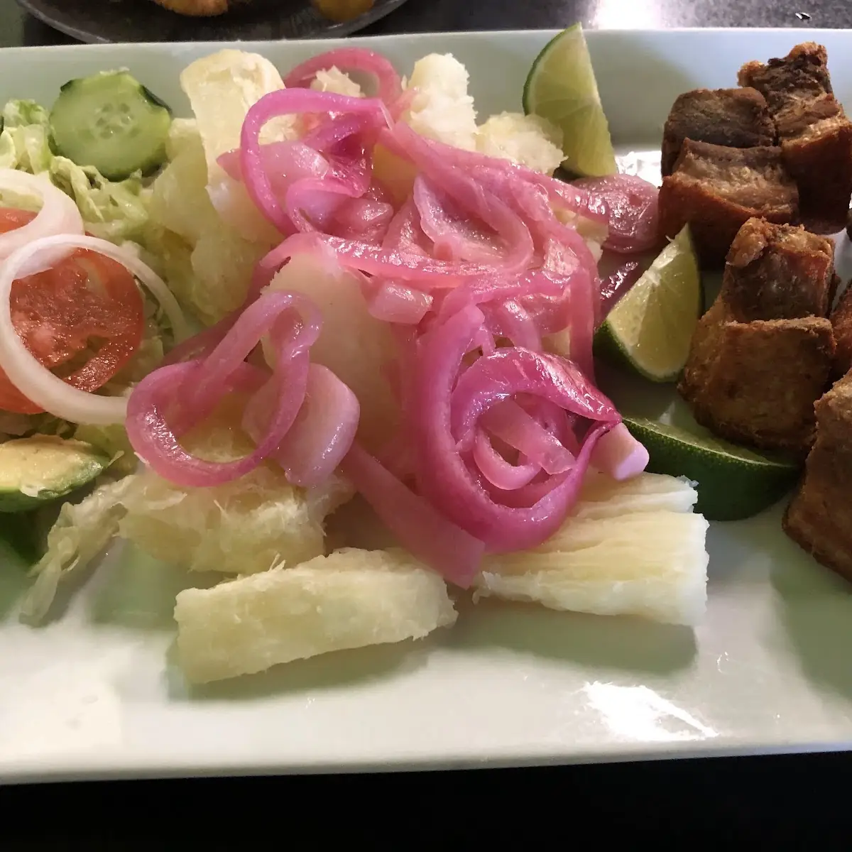 Yuca Frita O Hervida Con Cebolla