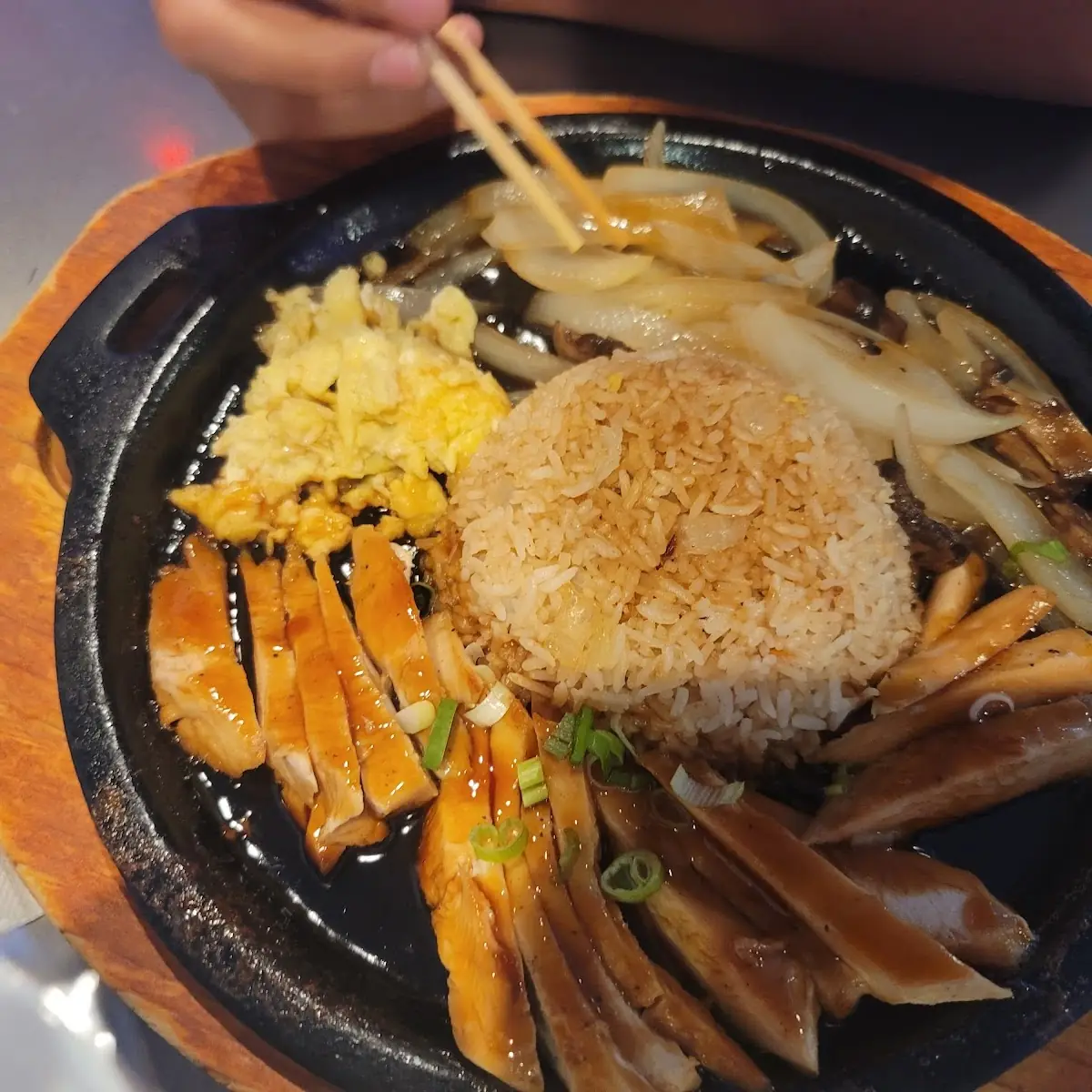Teriyaki Chicken and Fried Rice