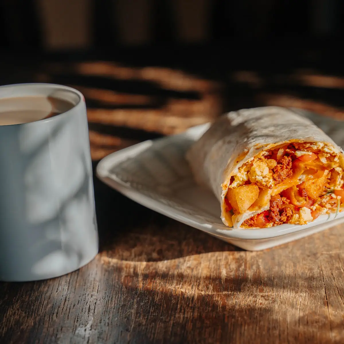 Chorizo Breakfast Burrito
