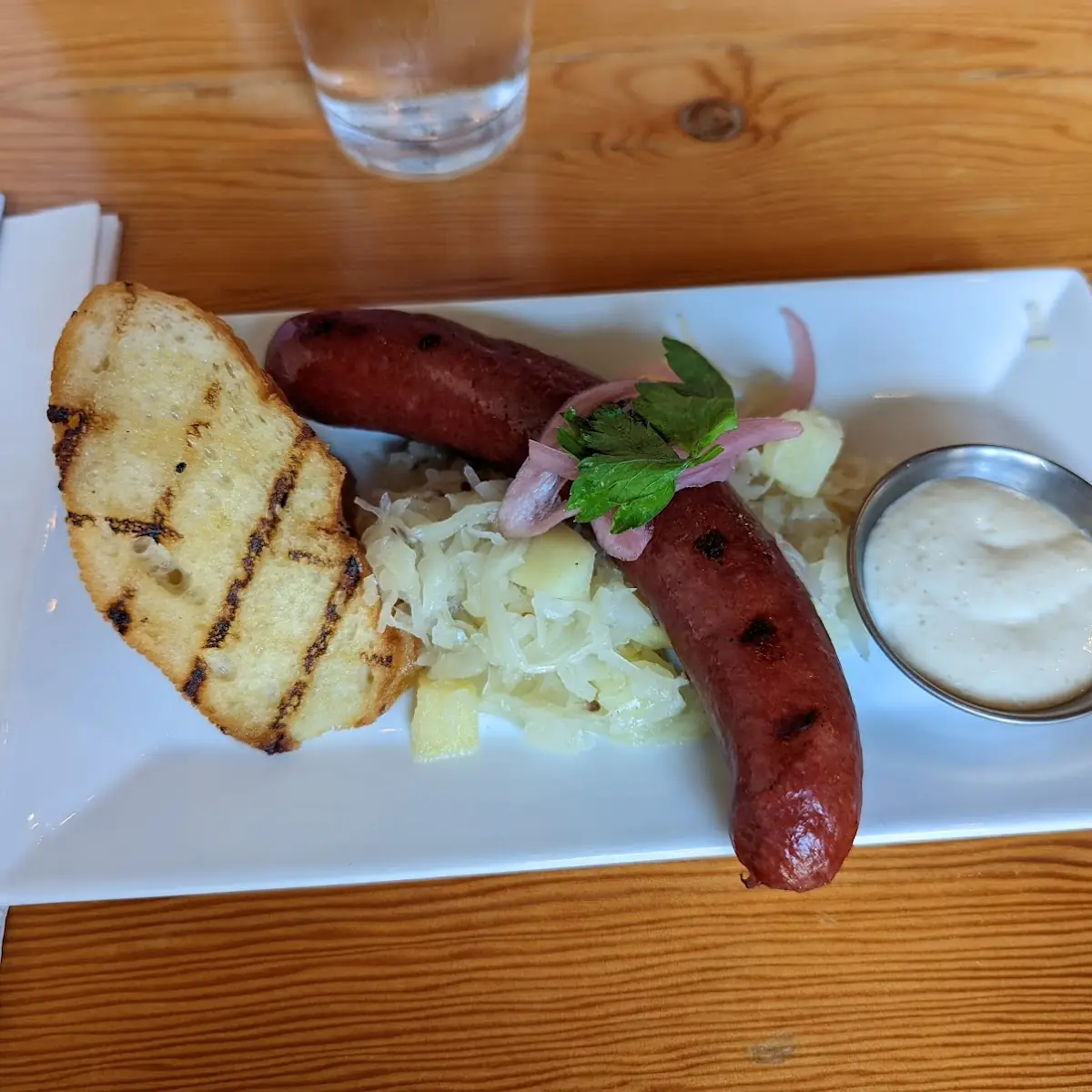 Knackwurst and Sauerkraut