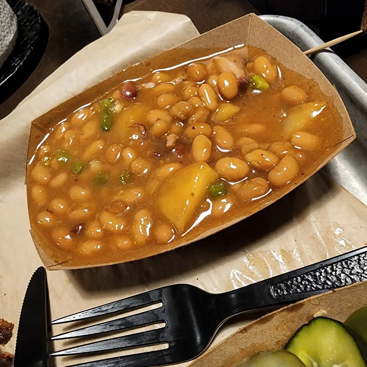 Apple Pie Baked Beans