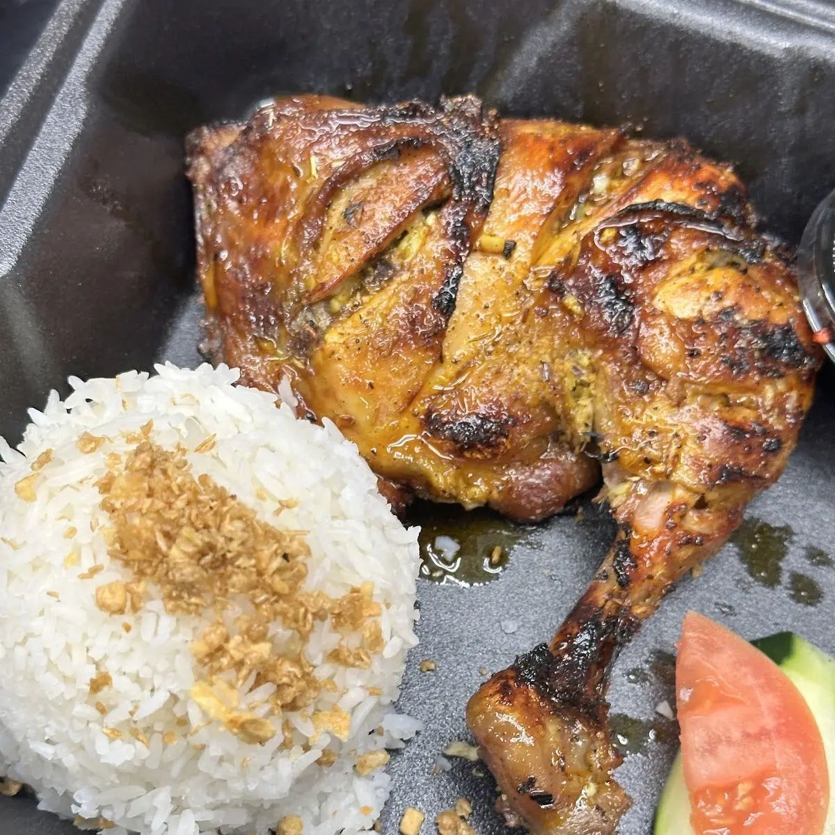 Grilled Chicken with Garlic Rice