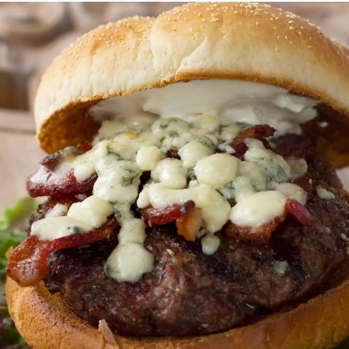 Lance's Bacon Jam Burger