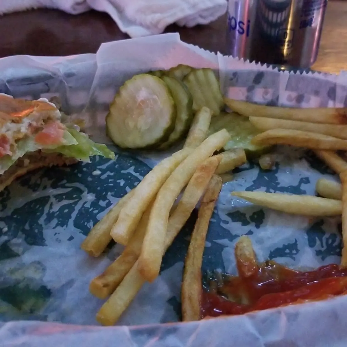 Burger and Fries
