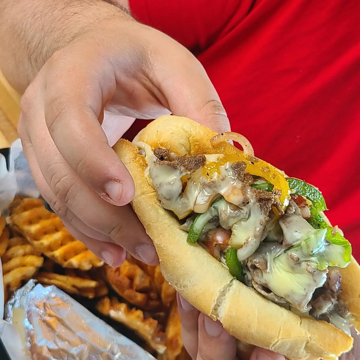 Cheesy Steak Sandwich