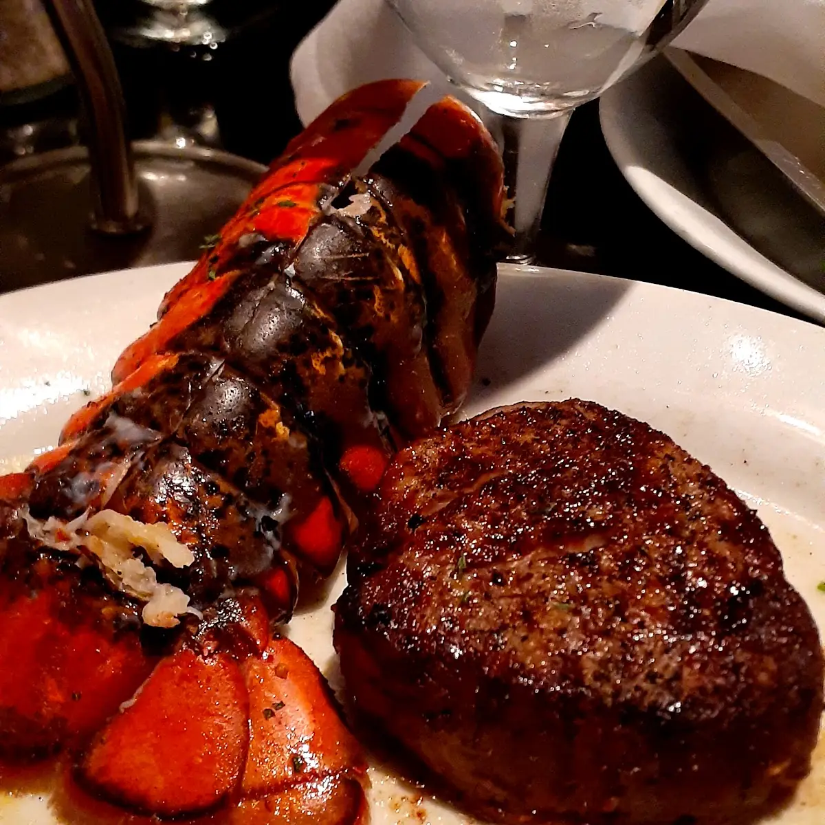 Filet Mignon and Shrimp