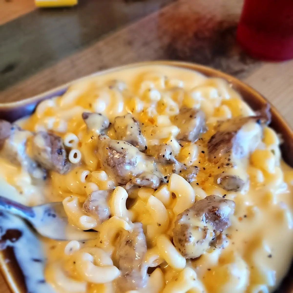 Mac and Steak Bites