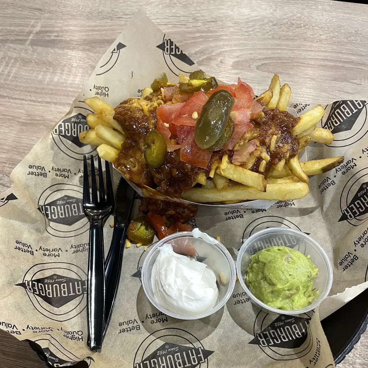 Nacho Fries, Fatburger Grandview Central