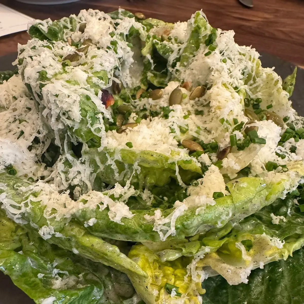 Grilled Romaine Lettuce with Cheese