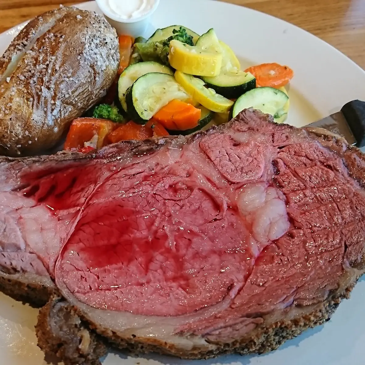 Senior Prime Rib Plate