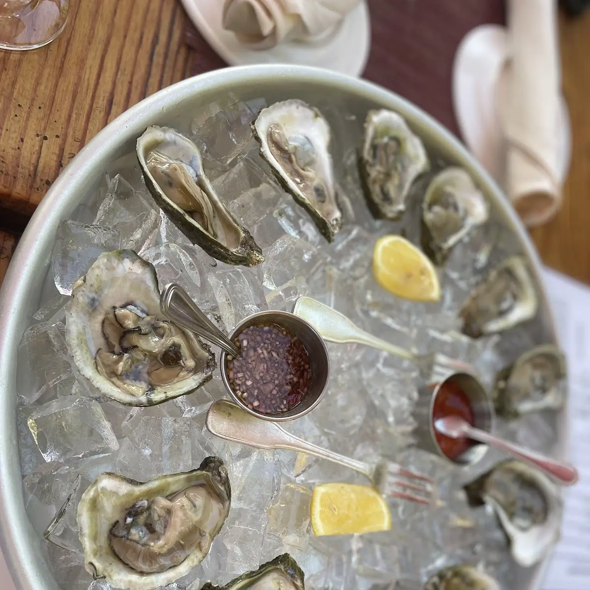 Oysters in Half Shell