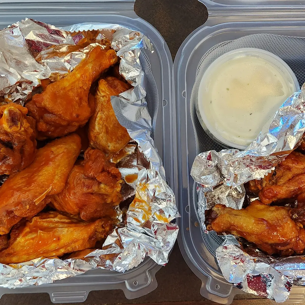 Buffalo and BBQ Wings