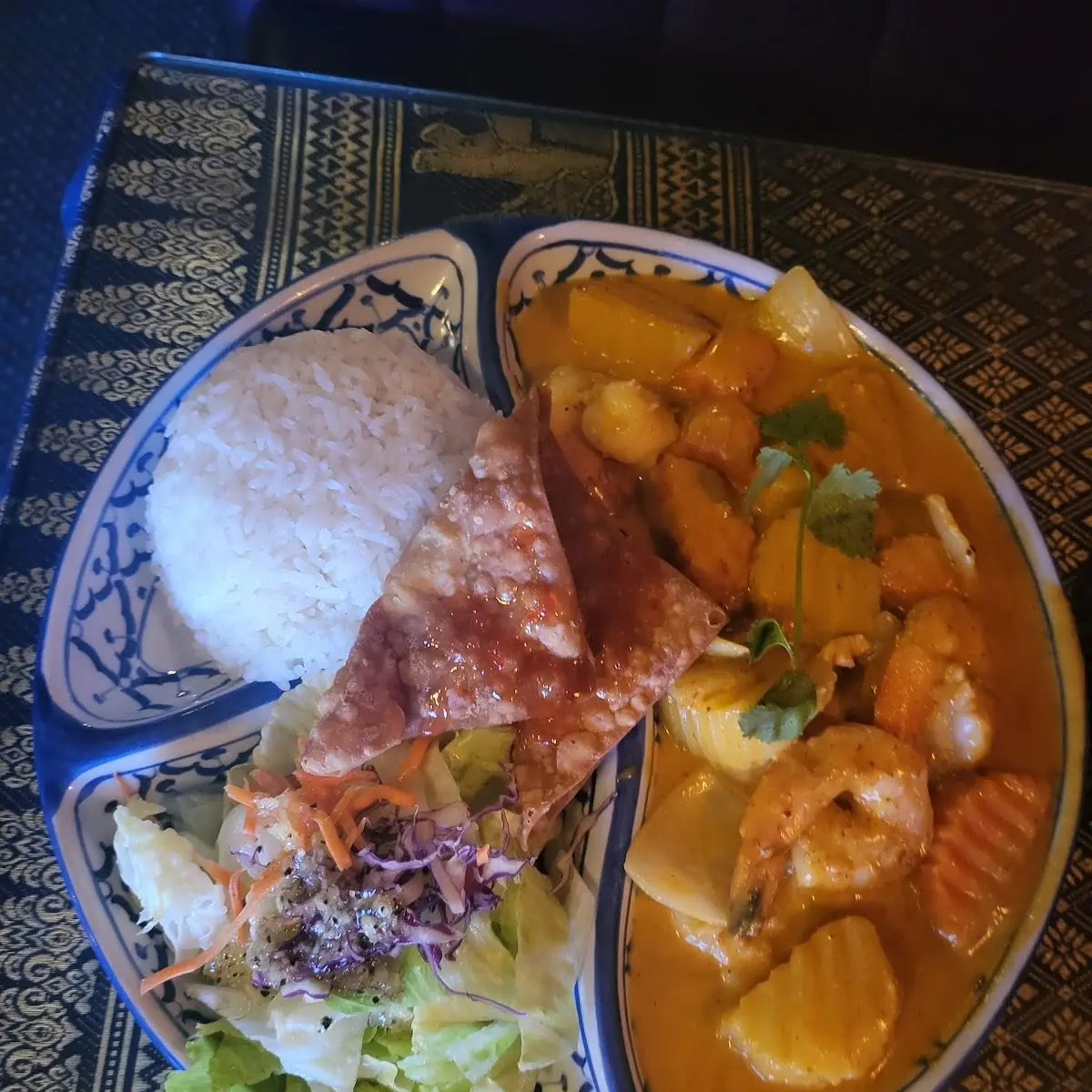 Yellow Curry Shrimp