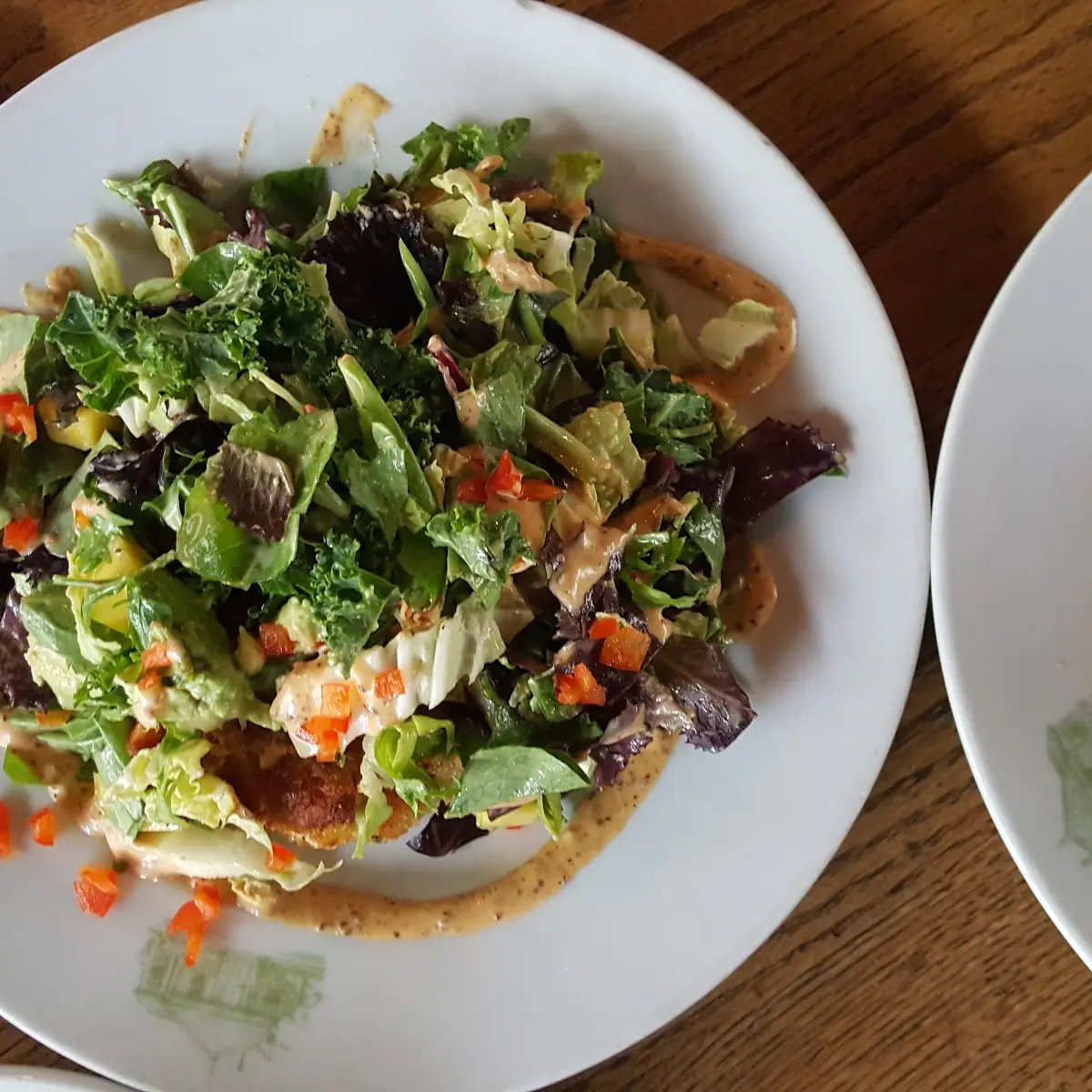 Spicy Crab Cake Salad