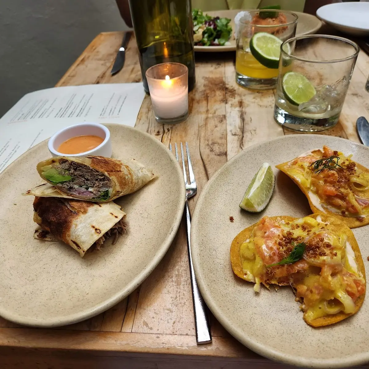 Trout Ceviche Tostada