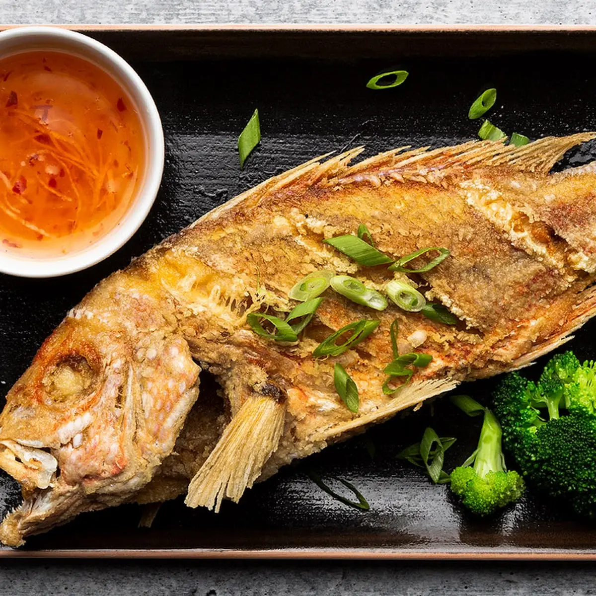 Fried Red Snapper