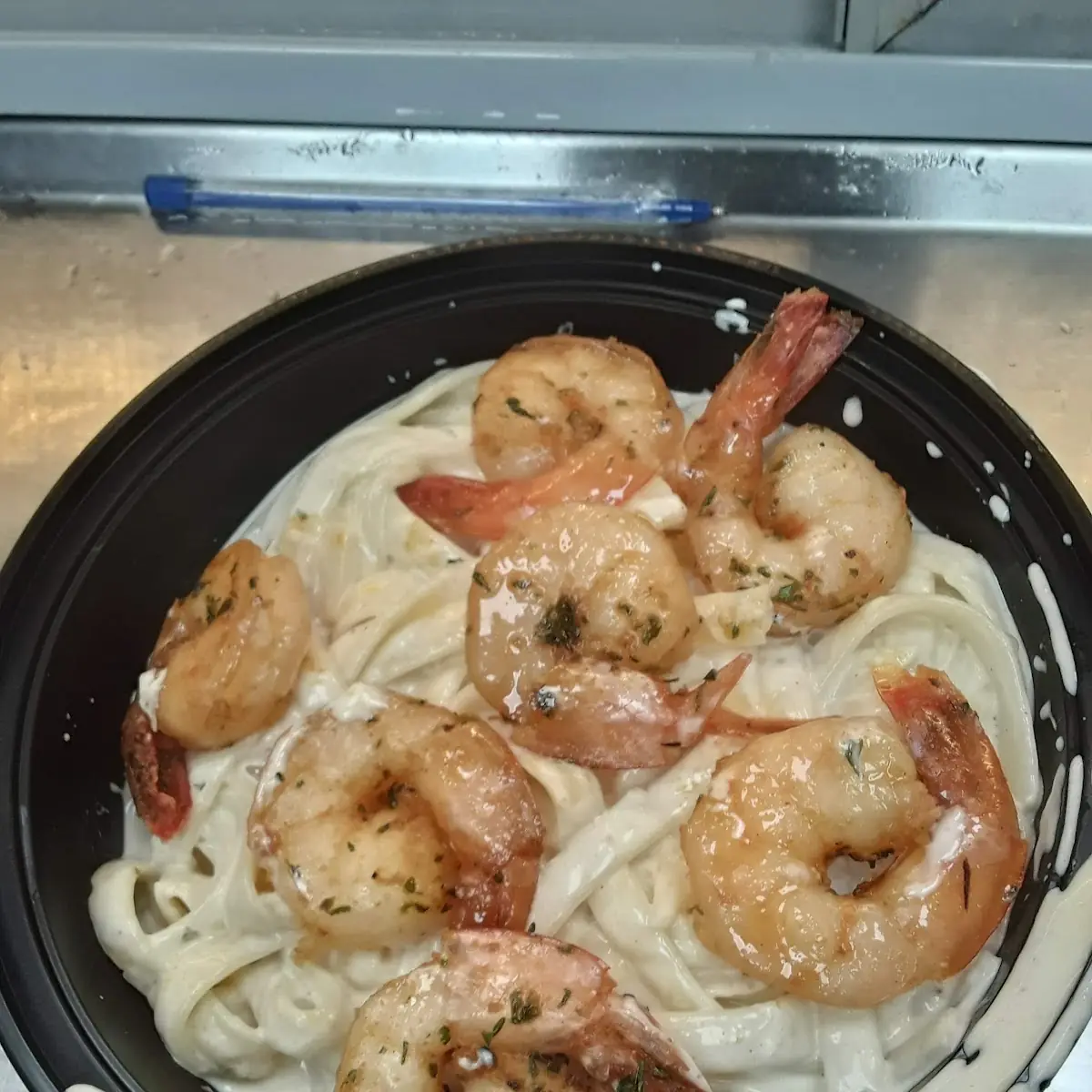 Alfredo Past with Jump Shrimp
