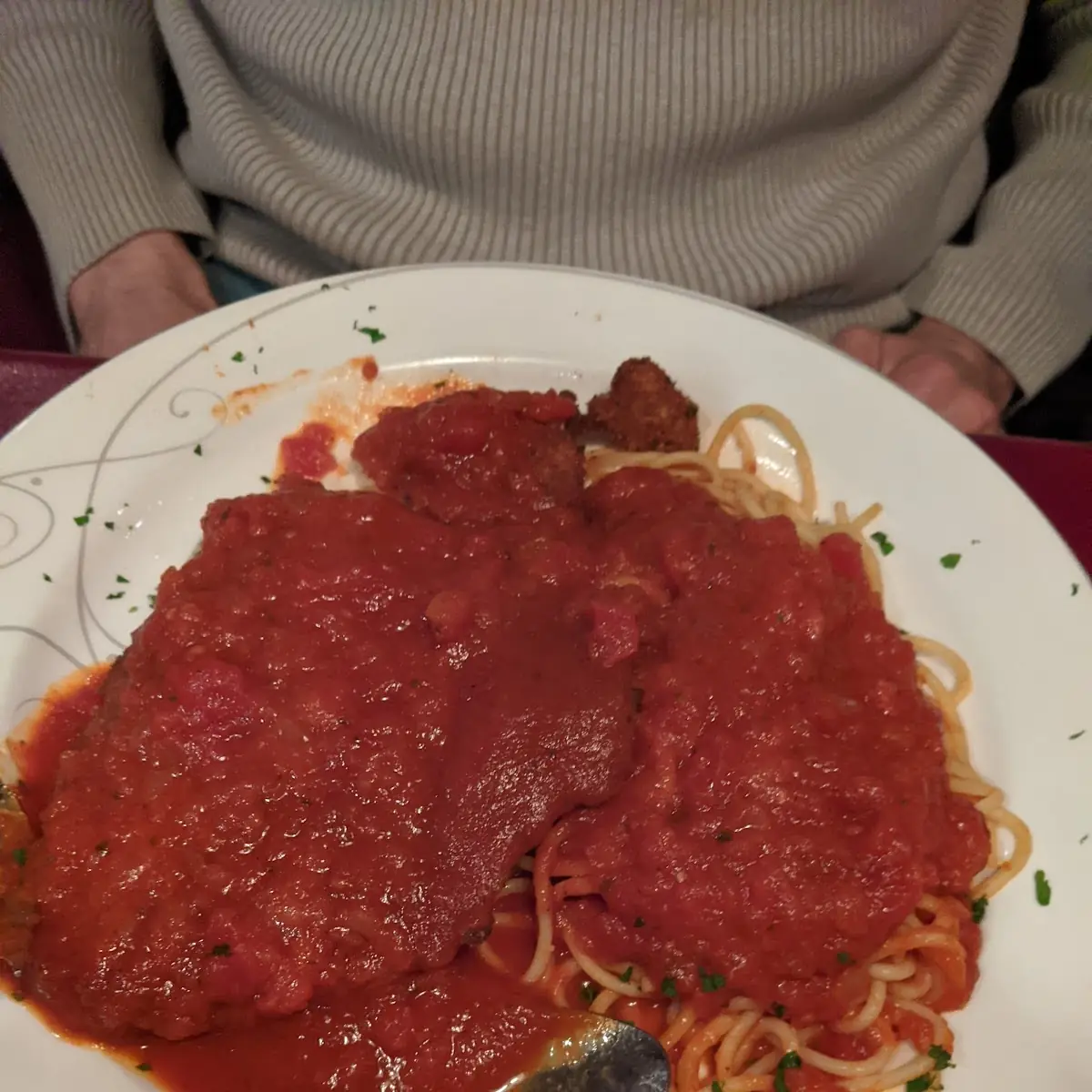 Chicken Parmesan Noodles Cheese