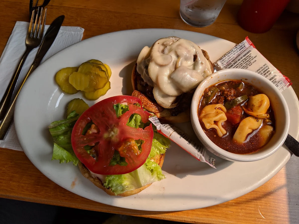 Burger and Soup