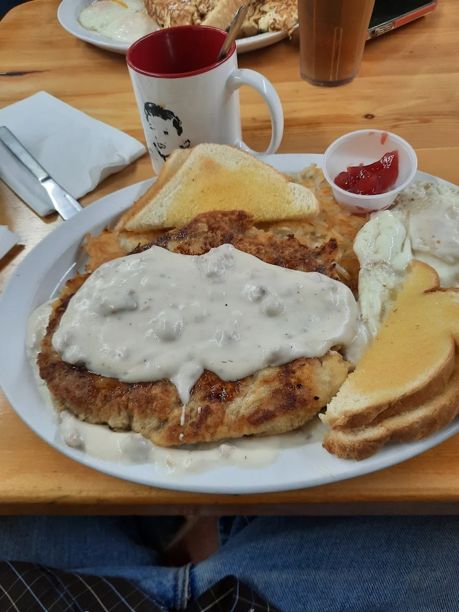 Country Fried Steak and Eggs