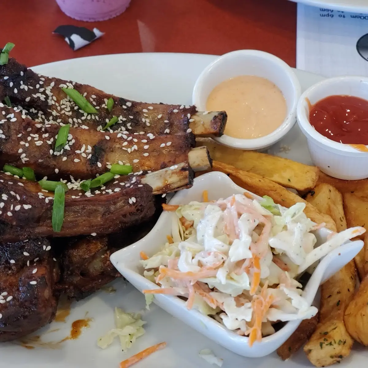 Afro Ribs Half Rack Plate