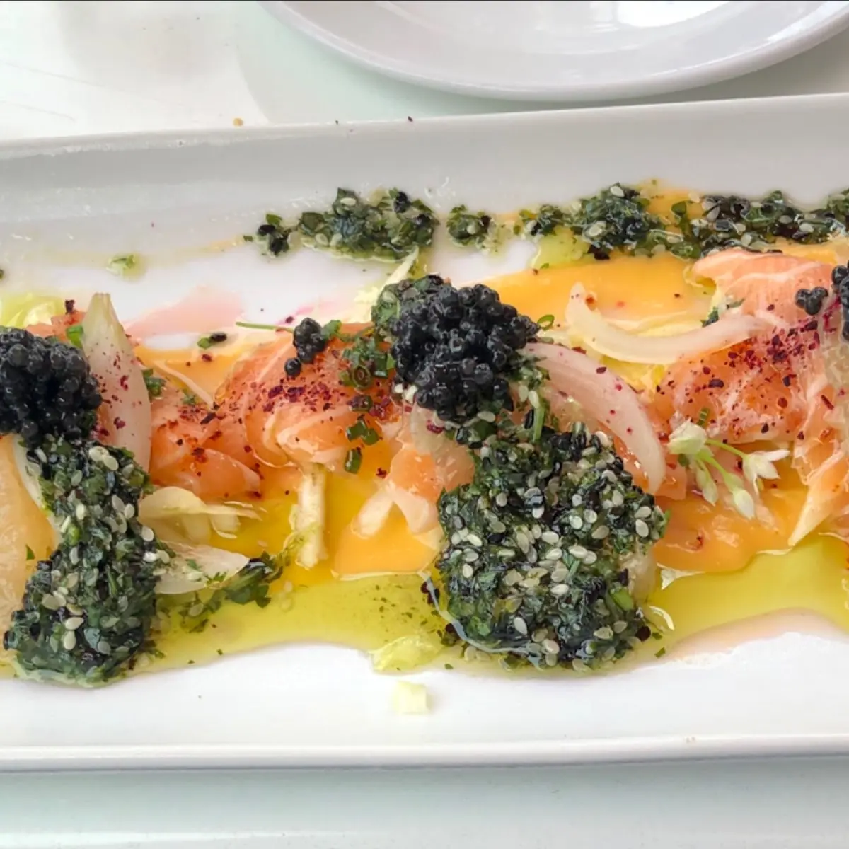 Salmon Crudo