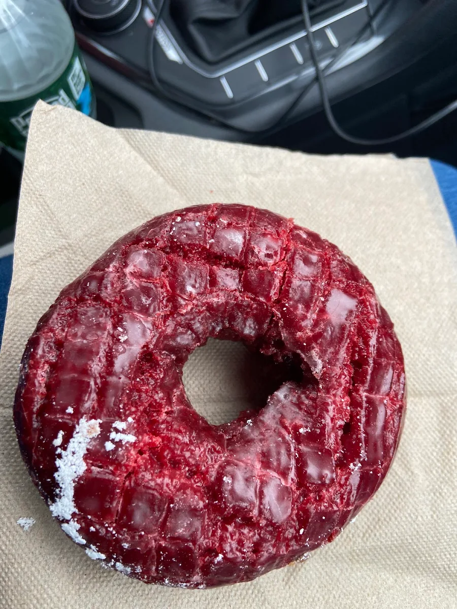 Huge Red Velvet Donut