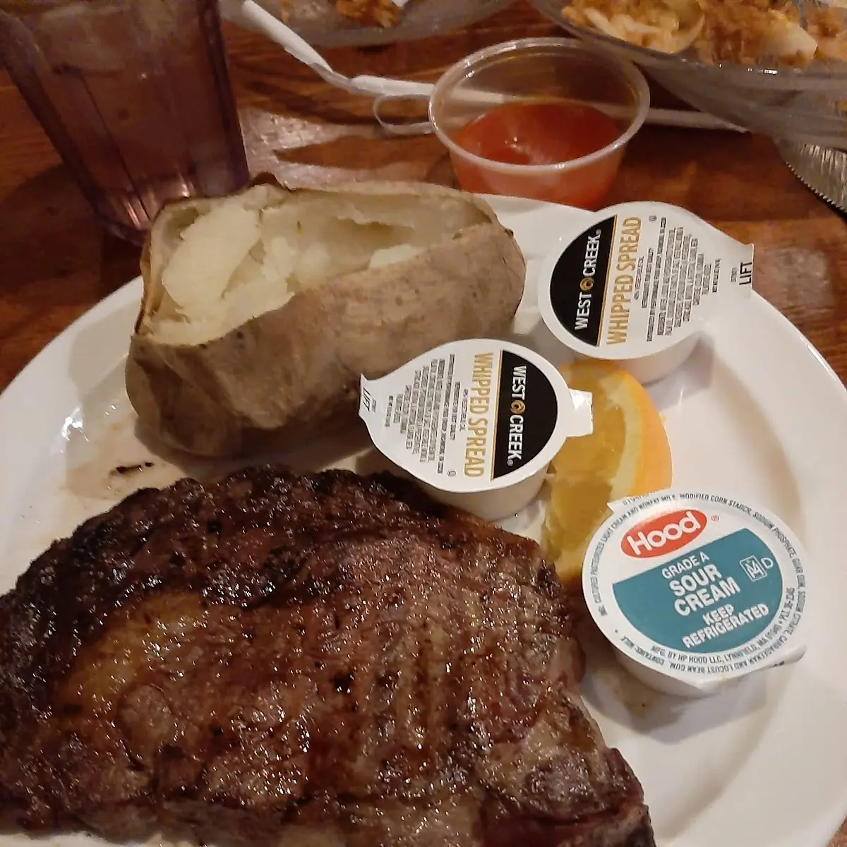 Ribeye Steak Baked Potato