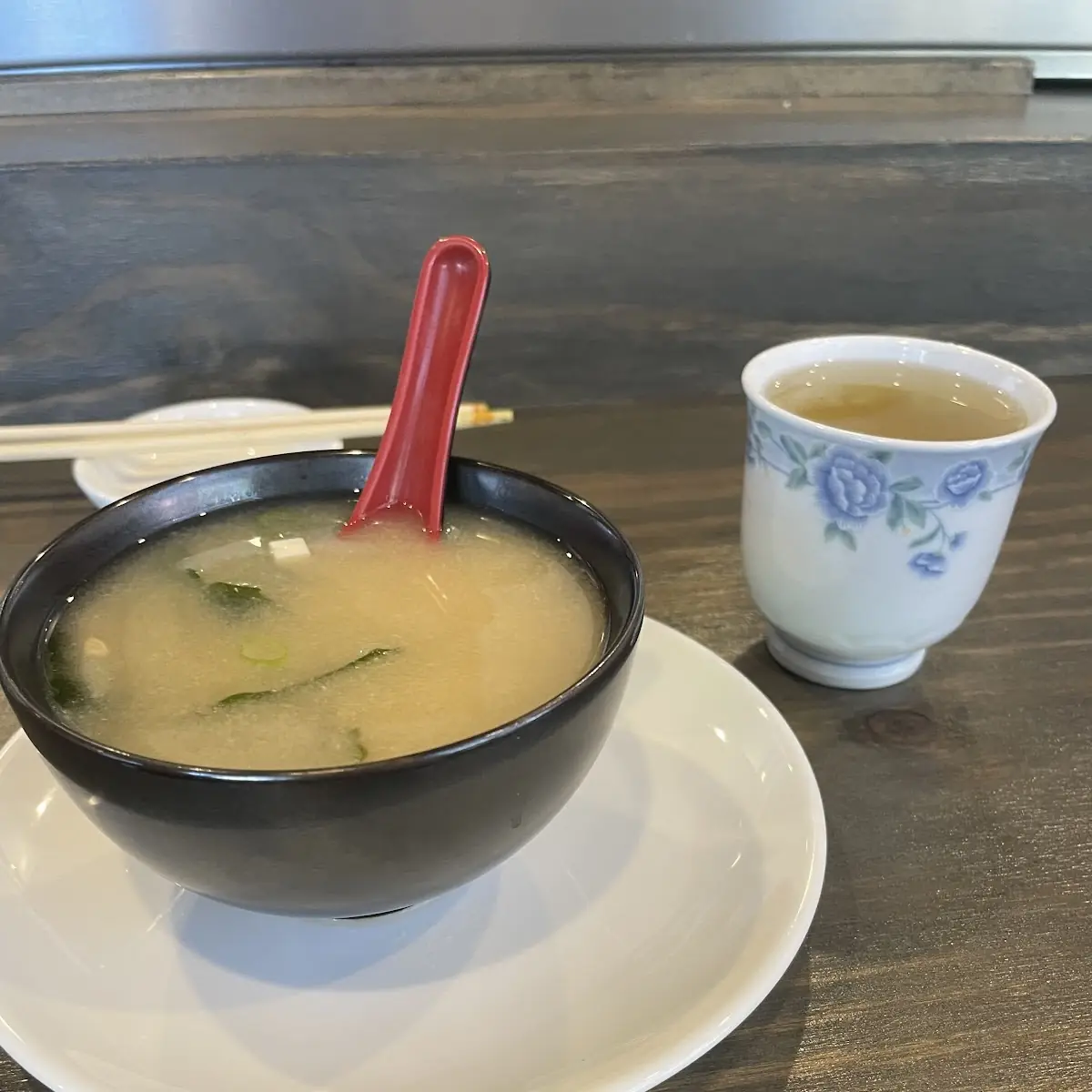 Miso Soup and Tea