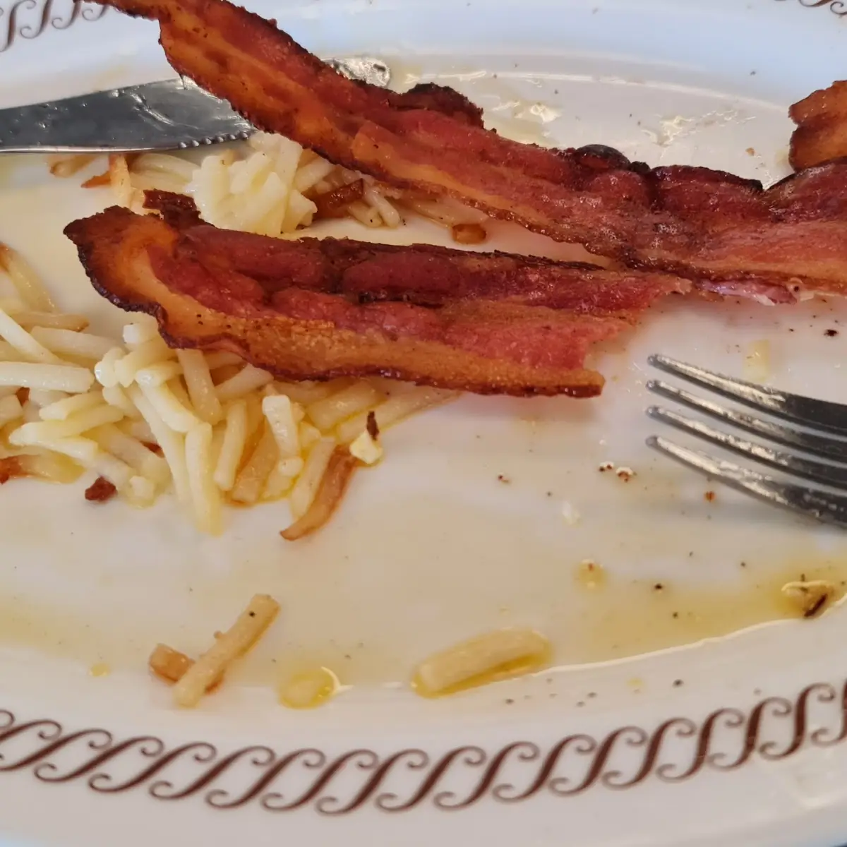 Bacon Eggs and Toast and Jam