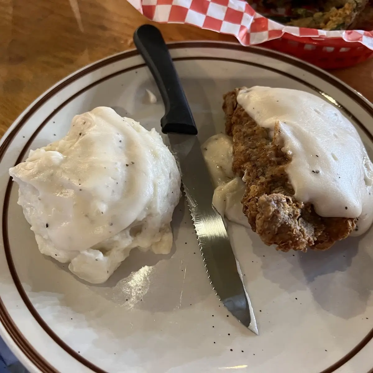 Chicken Fried Steak with Mashed Potatoes