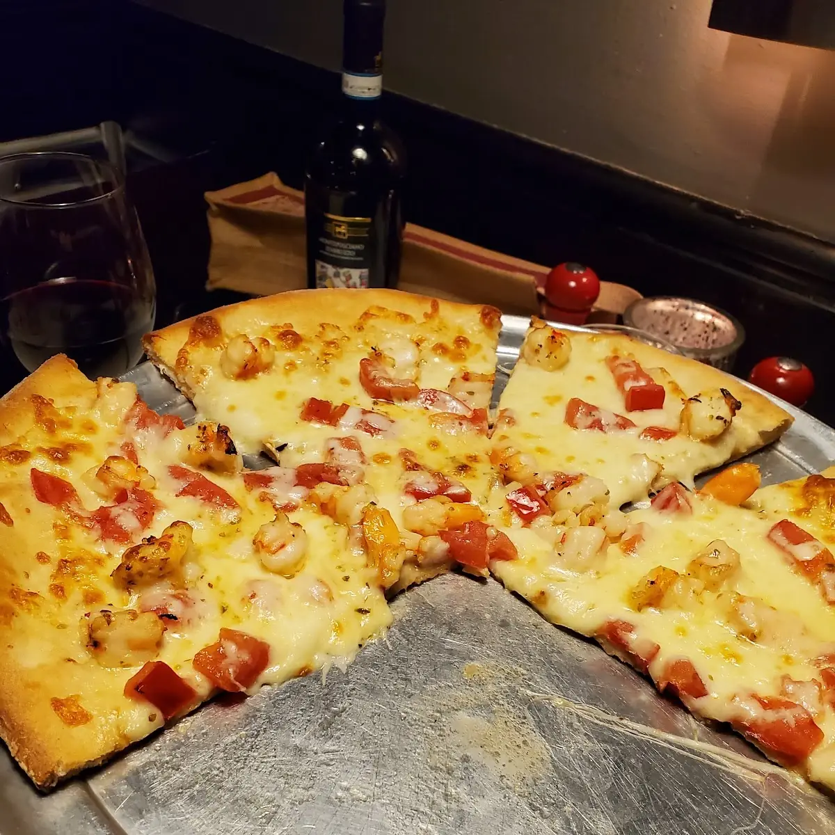Shrimp Scampi Pizza