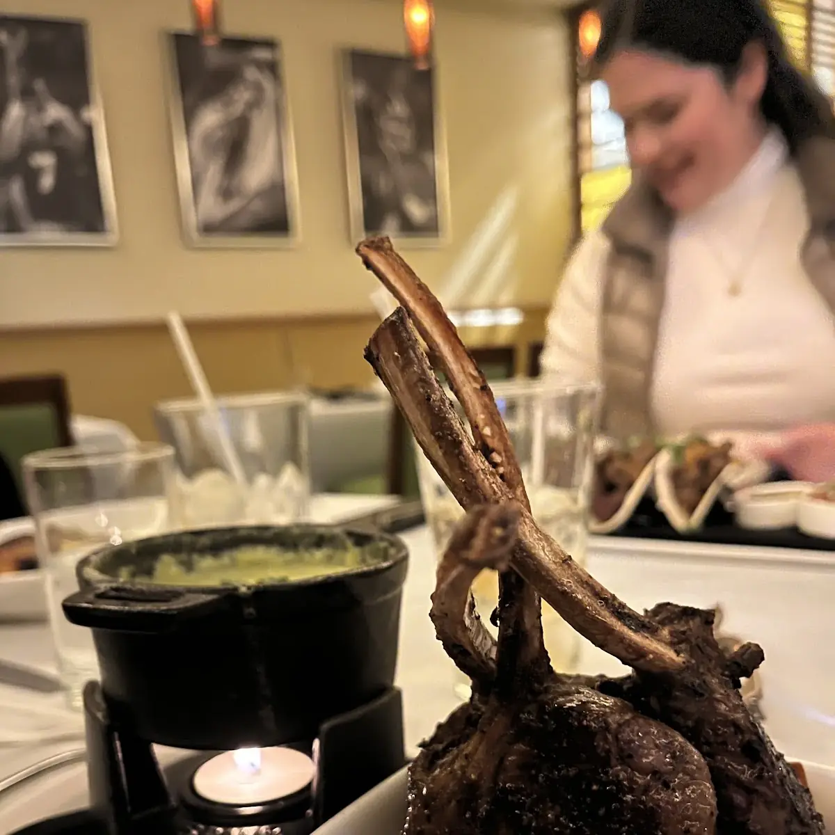 Lamb Chop Fondue