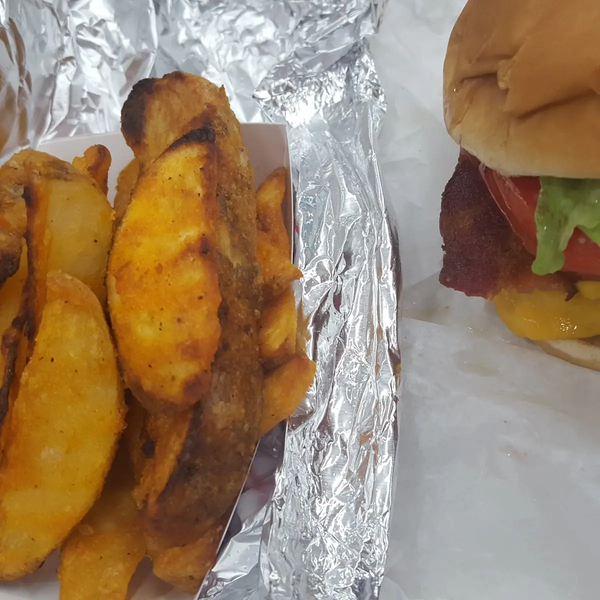 Bacon Cheeseburger with Fries