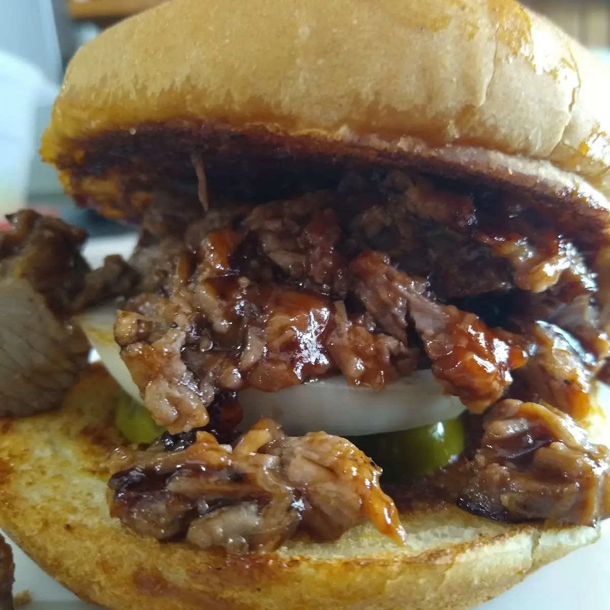 Chopped BBQ Burger