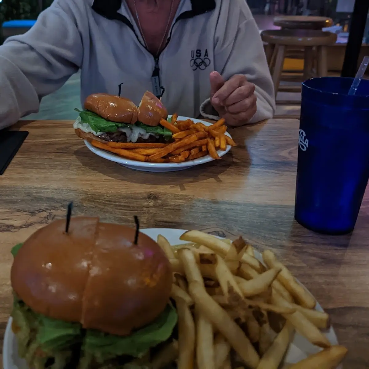 Kirby's Surf & Turf Burger
