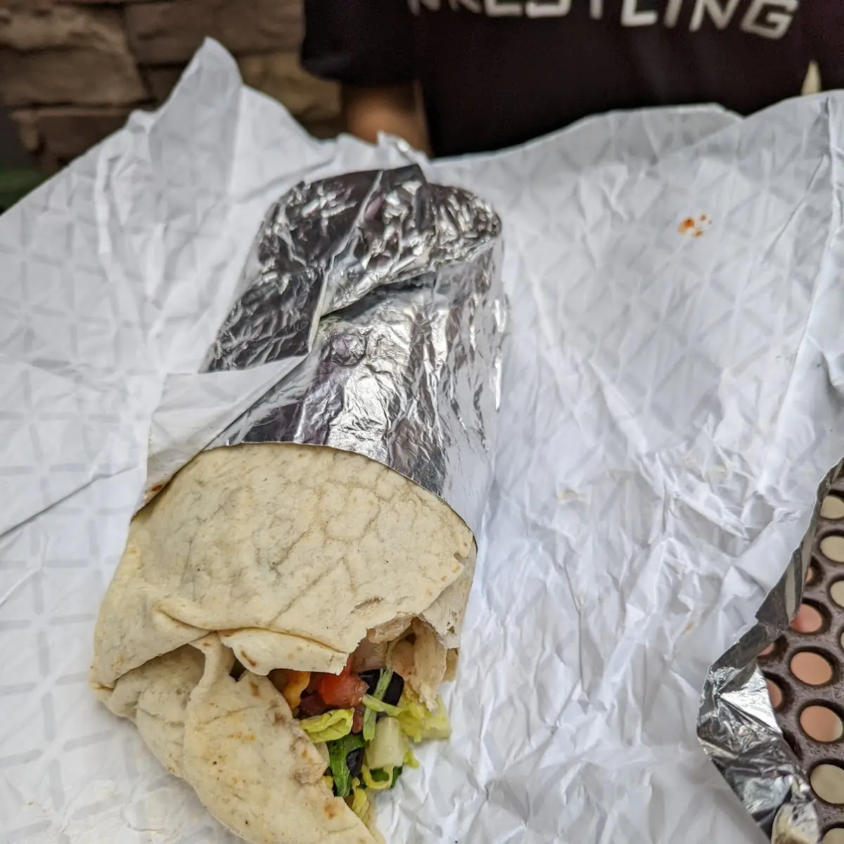 Blackened Chicken Burrito