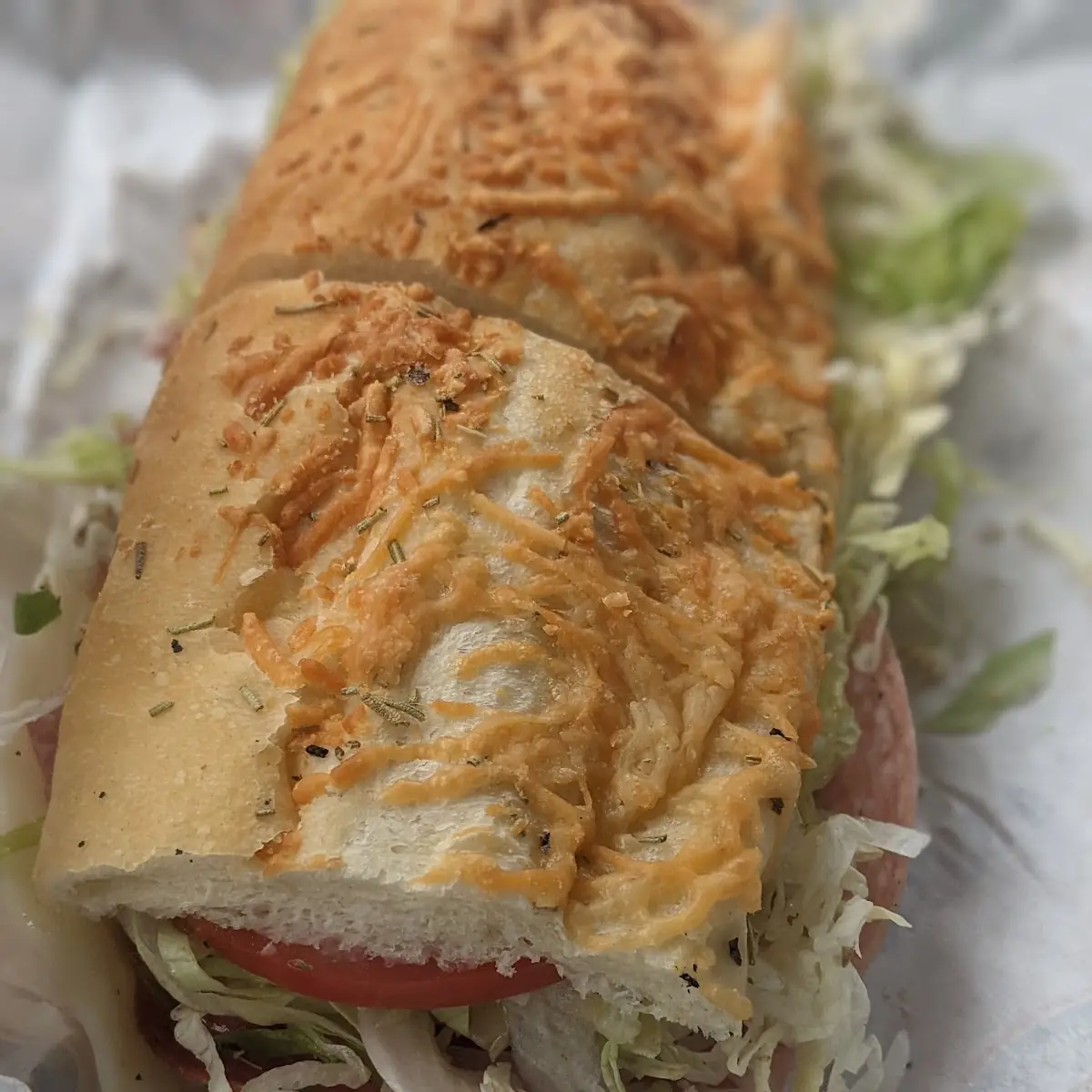 Jersey Mike's Original Sub on Cheese Bread