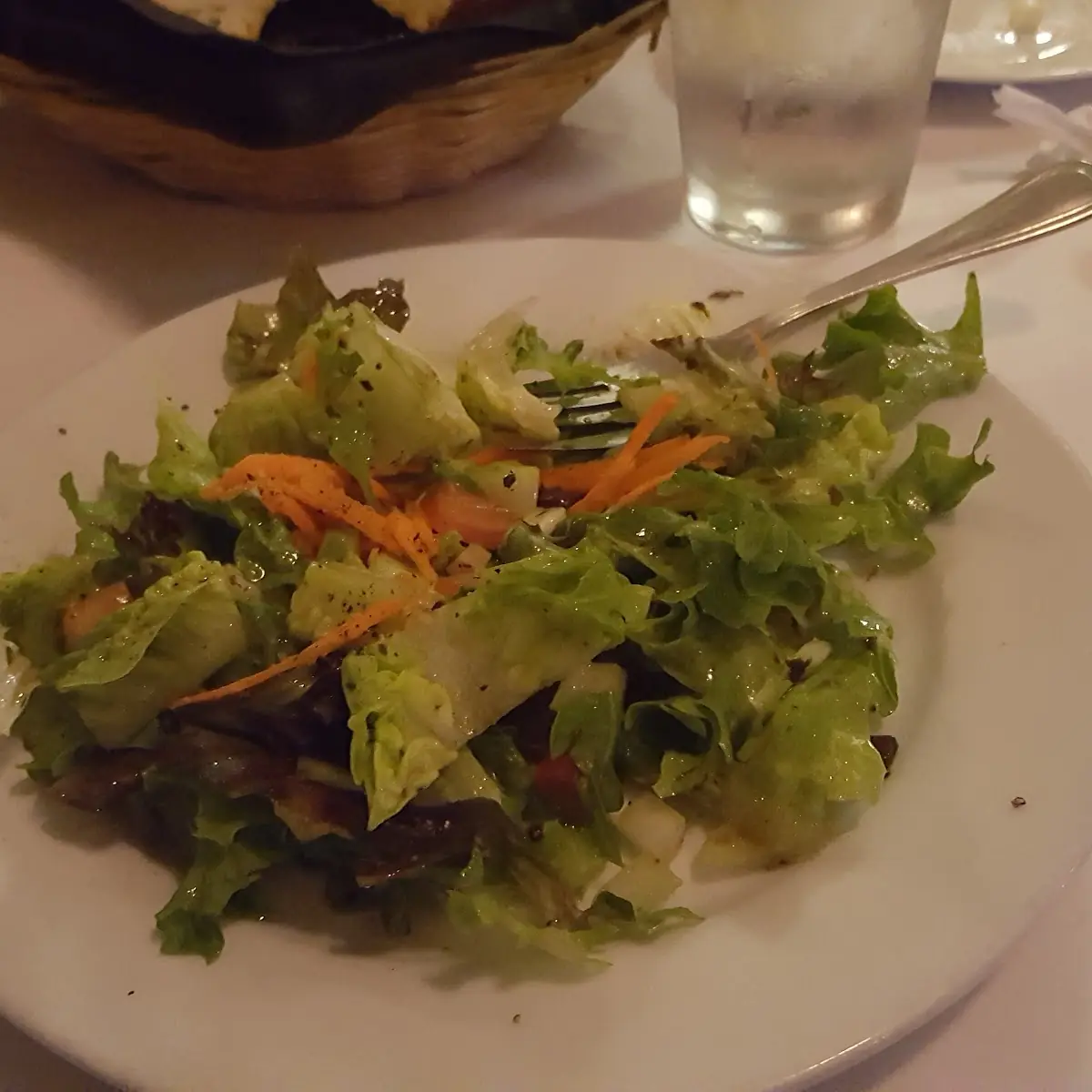 Salad with Italian Dressing