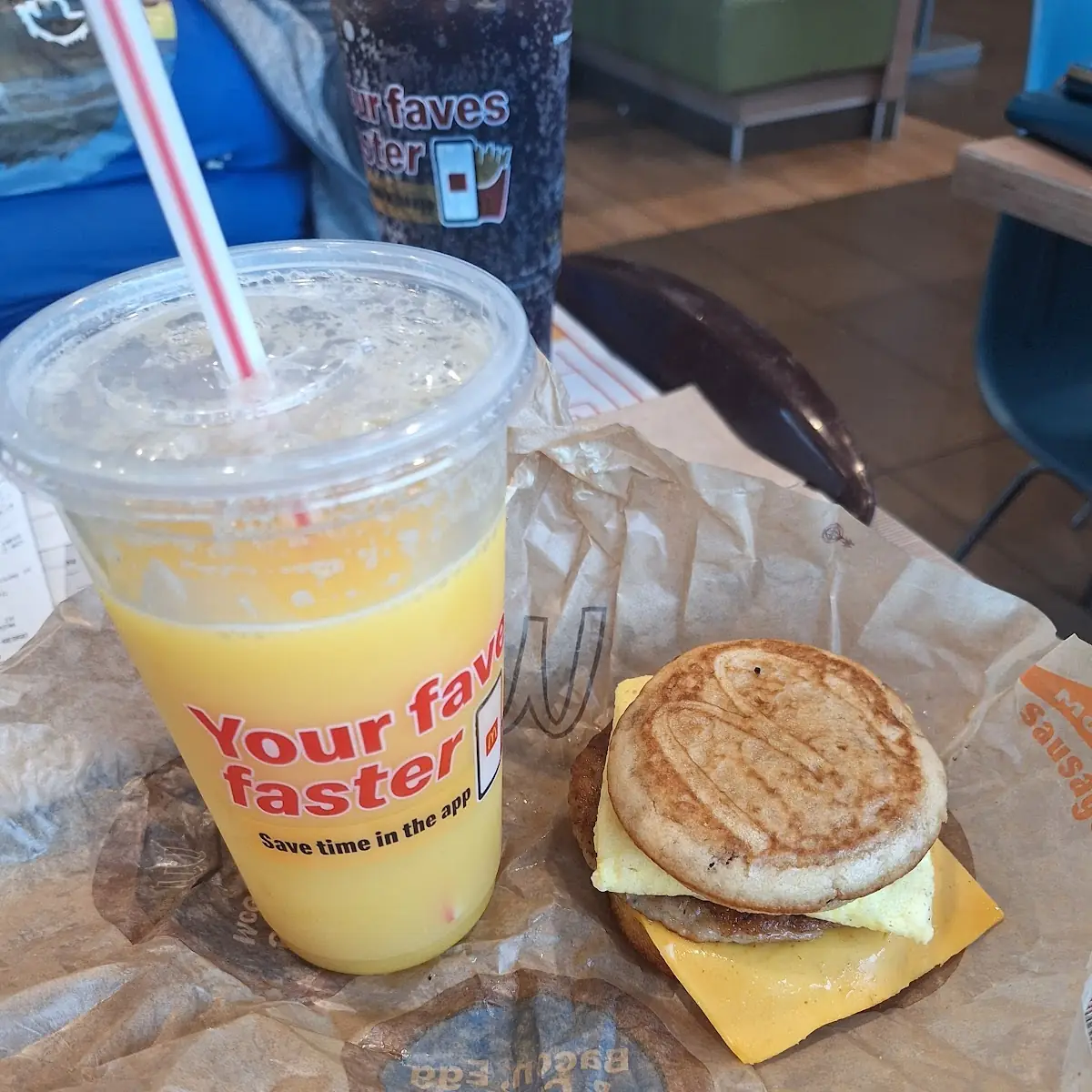 Sausage Egg and Cheese Mcgriddles Meal