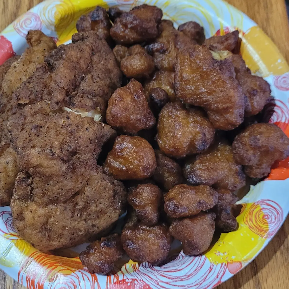 Chicken Tenders and Cauliflower Buds
