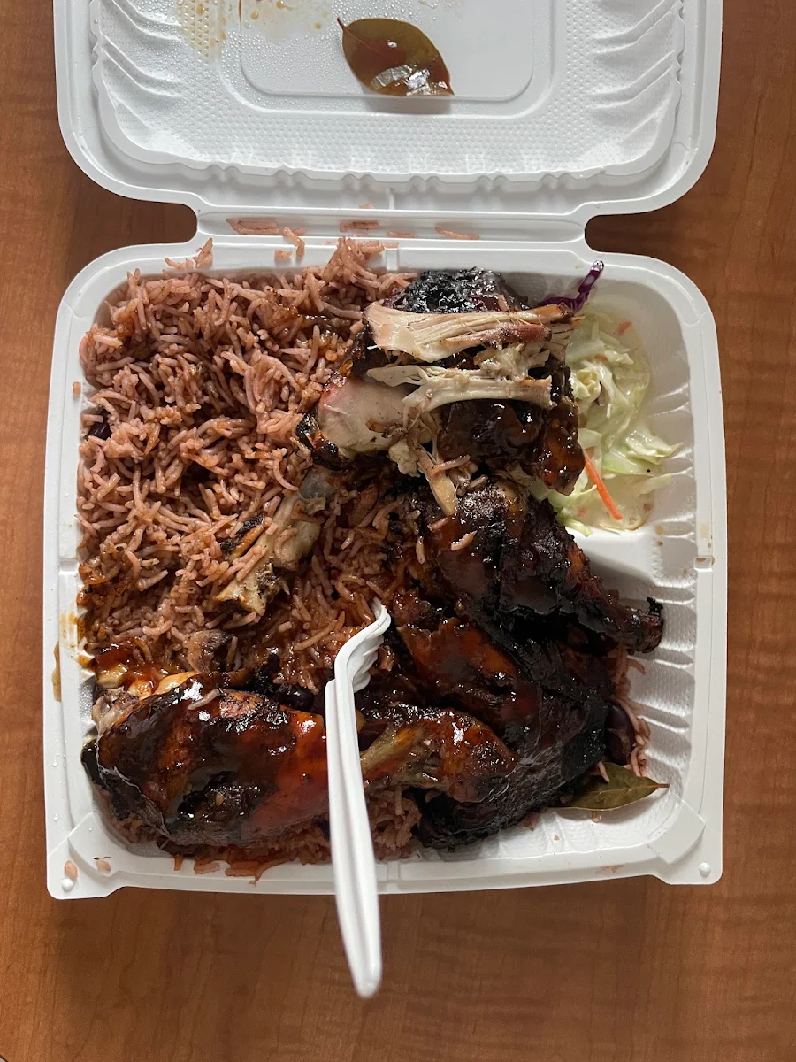 Large Bourbon BBQ Jerk Chicken Meal
