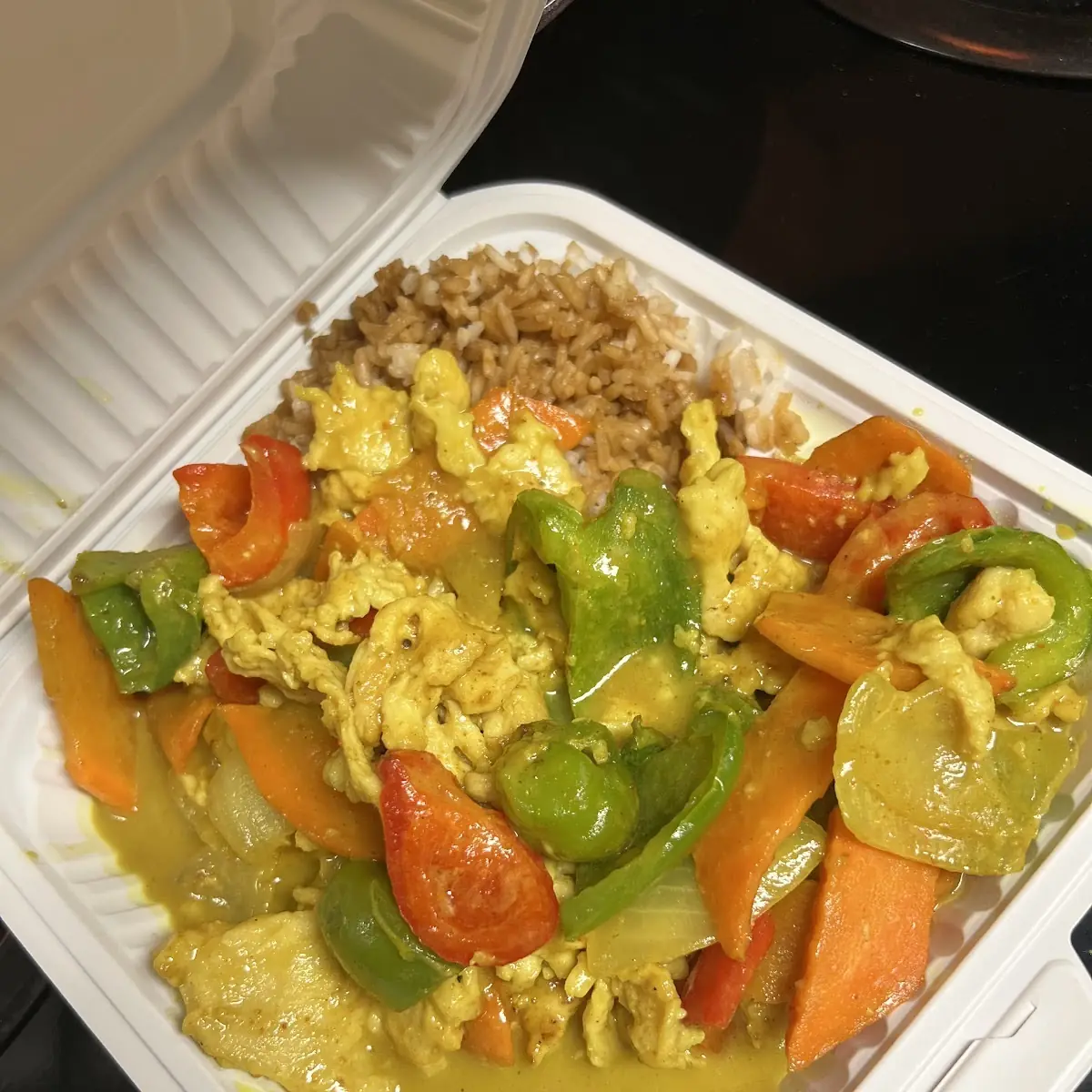 Vegetable Delight with Curry Sauce