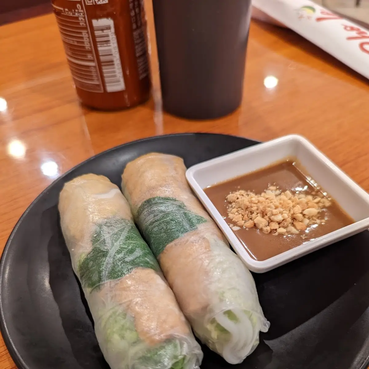 Grilled Sliced Pork Spring Roll
