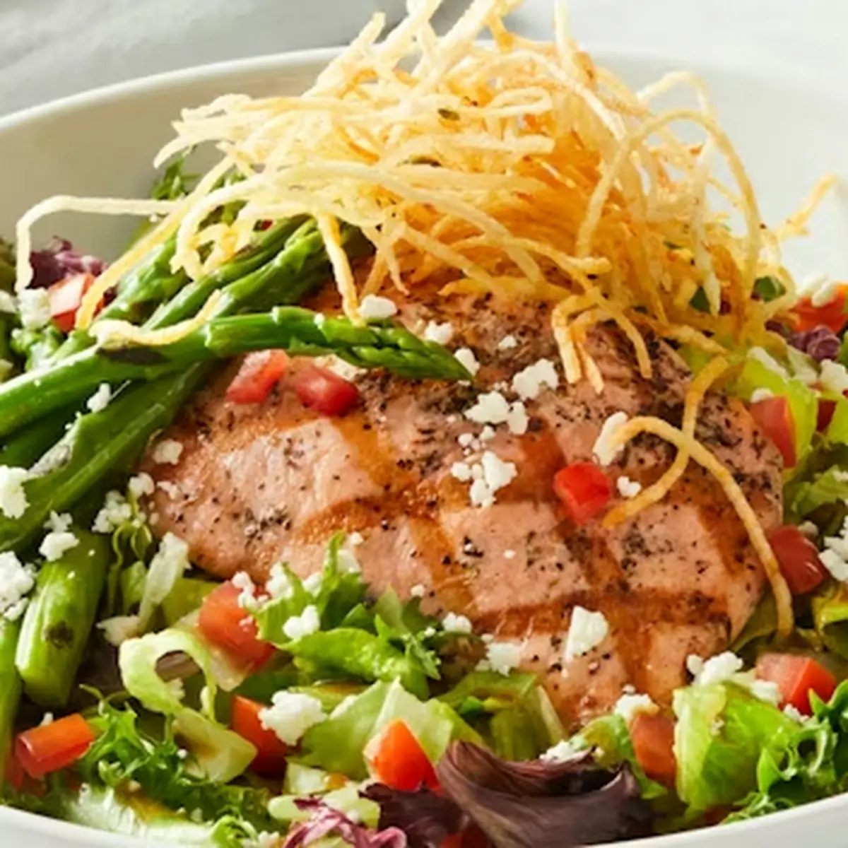 Grilled Salmon Salad