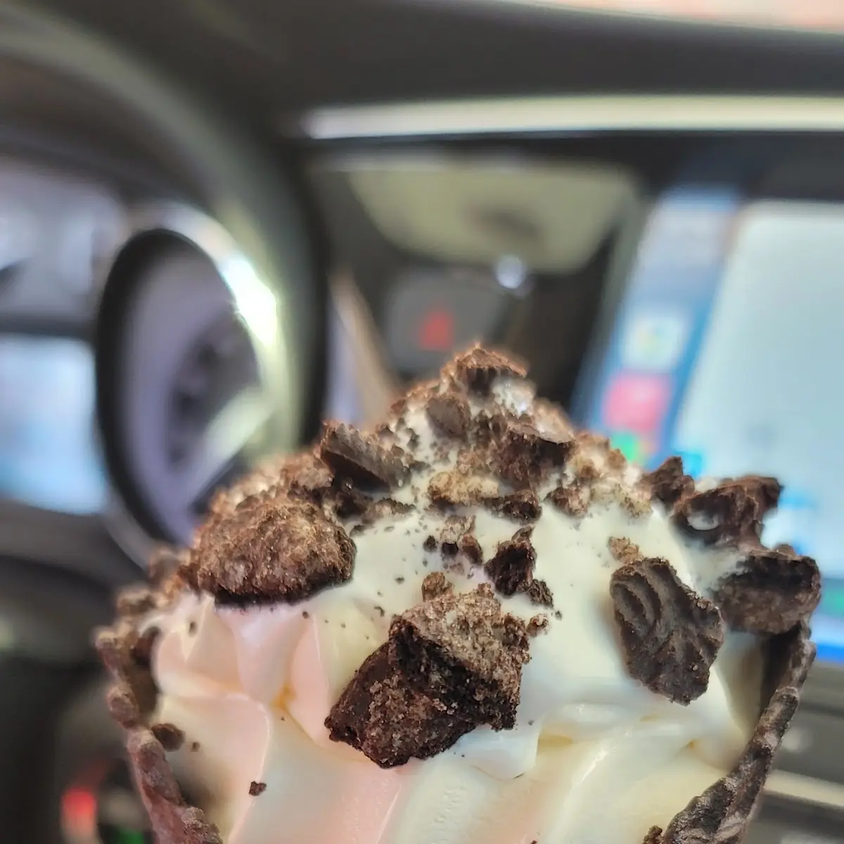 Oreo Waffle Cone